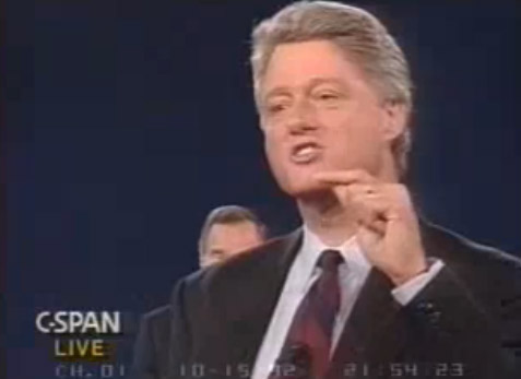 Bill Clinton in debat